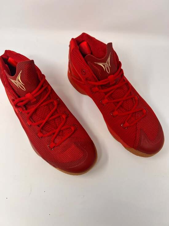 Nike Air Jordan Melo M12 Big Apple Gym Red Gold Men\'s 10.5 Shoes w/ Box